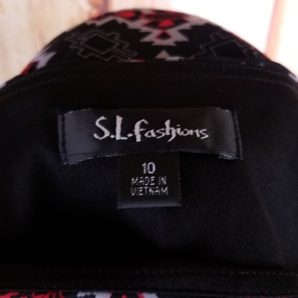 S.L. Fashions Sleeveless Midi Dress B105 - Picture 5 of 5